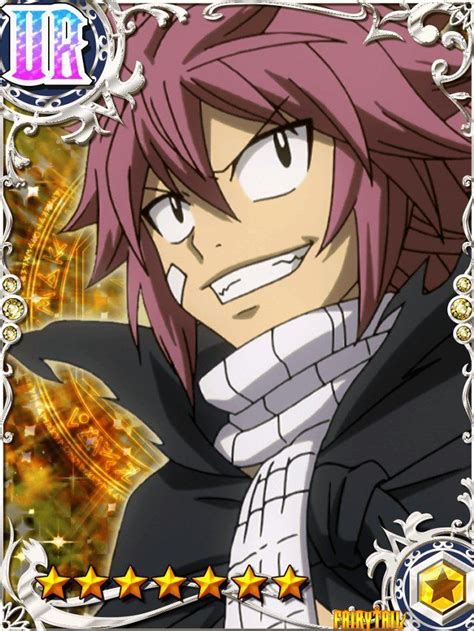 Carta De Natsu Dragneel Ur 7 Estrellas Estrella Fairy Tail Fairy