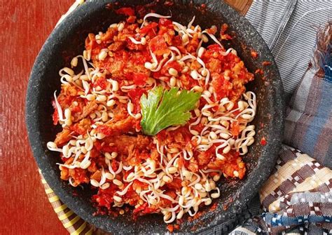 Resep Sambal Pecak Tempe Tauge Oleh Nay S Kitchen Cookpad