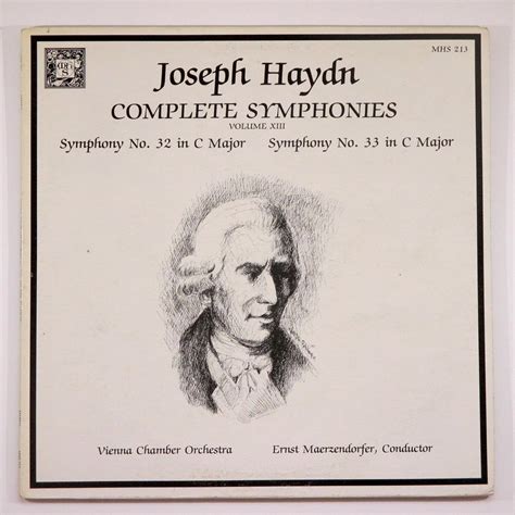 Joseph Haydn Ernst Maerzendorfer Vienna Chamber Orchestra Joseph