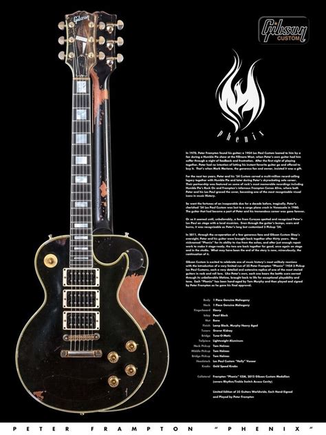 Gibson Custom Shop Peter Frampton 1954 Les Paul The Phoenix Les