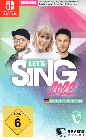 Let S Sing 2022 Mit Deutschen Hits Nintendo Switch