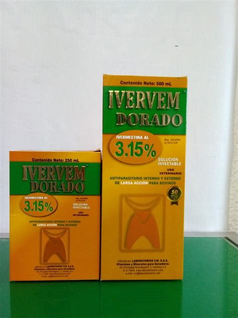 Ivervem Dorado 315 X 250 Ml Agropecuaria El Cimarron Villavicencio