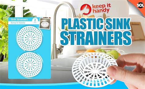 2pk Plastic Sink Strainer Kitchen Sink Strainer Plug 7cm X 7 Cm