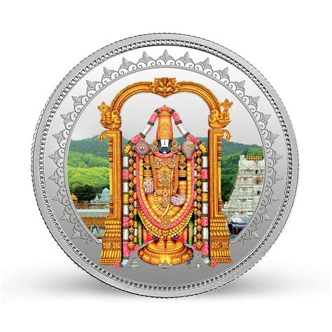 Mmtc Pamp Lord Balaji Purity Gm Coloured Silver Coin Amazon