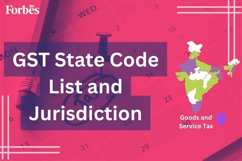 Gst State Code List And Jurisdiction Details 2024 Forbes India