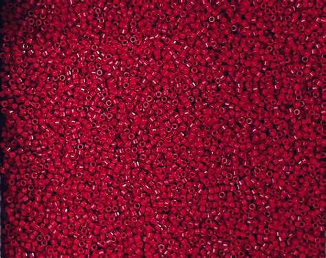 Duracoat Opaque Dyed Shanghai Red 110 Miyuki Delica Bead Db2354 5 Grams Etsy