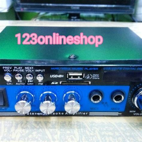 Jual Amplifier Ealsem Es R Usb Sd Radio Fm Jakarta Barat