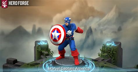 Marvel Captain America Made With Hero Forge