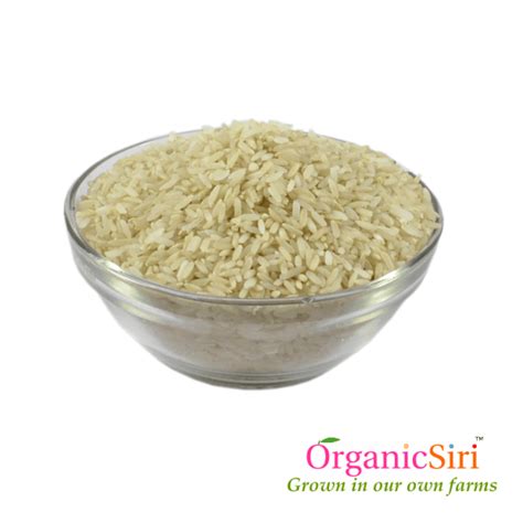 Organic Rice Brown Low Gi Organicsiri Farms