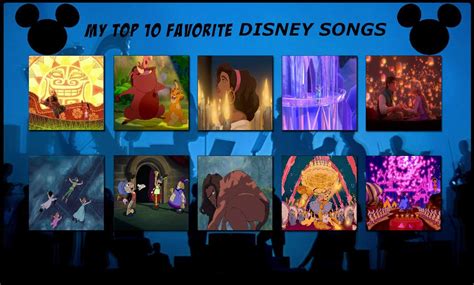 My Top 10 Favorite Disney Songs By Dinoart65 On Deviantart