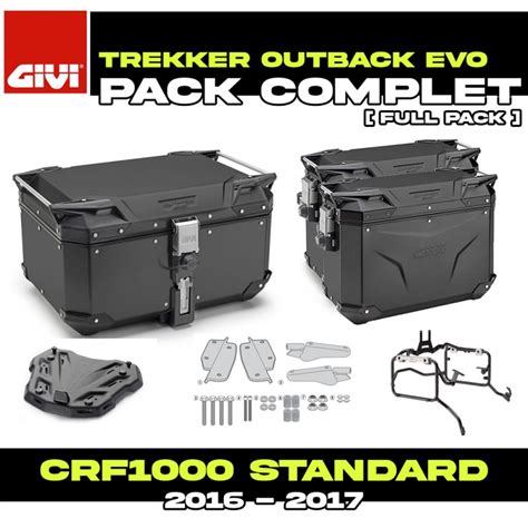 Givi Trekker Outback Evo Black Luggage Kit