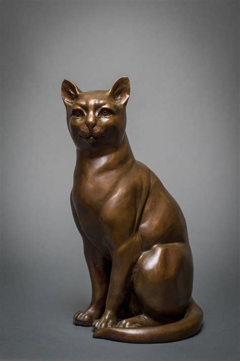 French Bronze Cat Sculpture At 1stdibs Bronze Cats For Sale