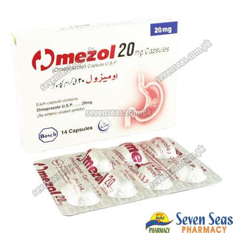 OMEZOL CAP 20MG 2X7 Seven Seas Pharmacy Pakistan Online Pharmacy