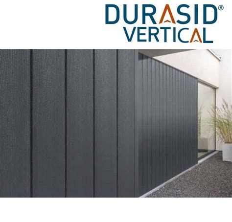 Anthracite Grey Durasid Vertical External Embossed Cladding Tradeline