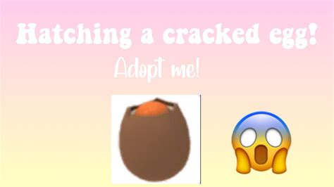 Roblox AdoptMe Cracked Egg