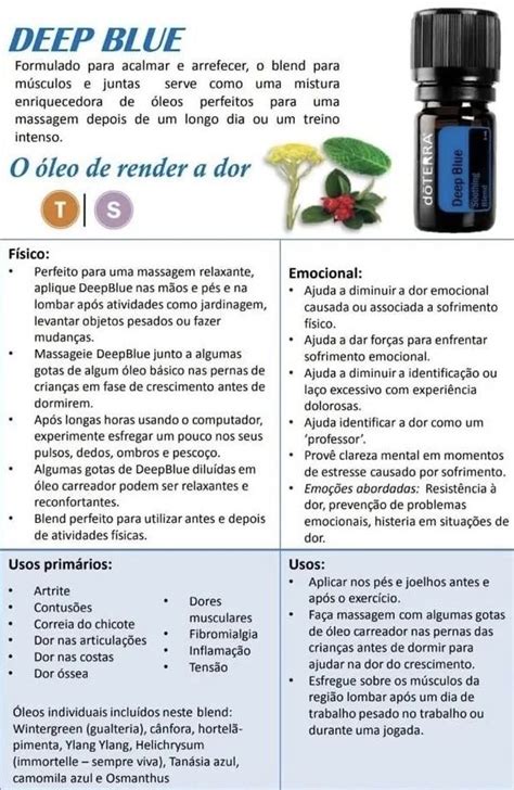 Pin de Anna Aquino em BLENDS E RECEITAS DOTERRA Óleos essenciais