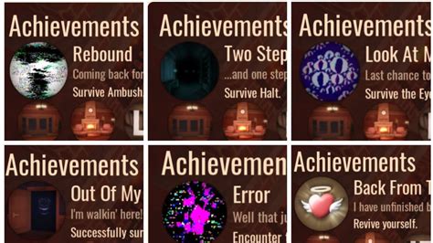 Doors Roblox Achievements At Cynthia Kinder Blog