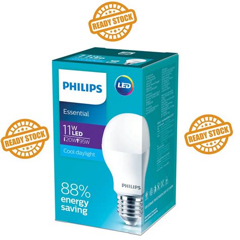 Jual Lampu Philips LED Essential 11 Watt Putih LED Ess 11W 11Watt