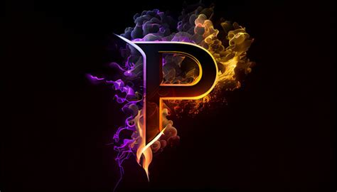 P Letter Wallpaper 3d