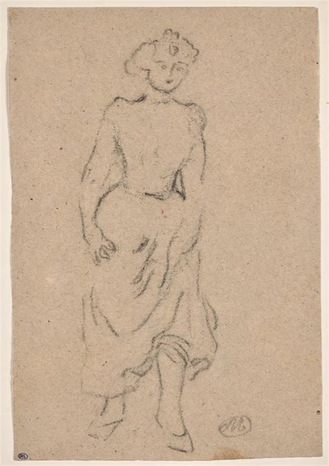 Jeune Femme Marchant En Relevant Sa Robe Aristide Maillol Mus E D Orsay