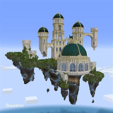 Guuis Minecraft Builder On Instagram Celestial Verdant Castle Tried