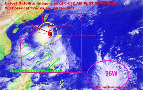 Weather Philippines Ts Doksui Has Maintained Its Strength And