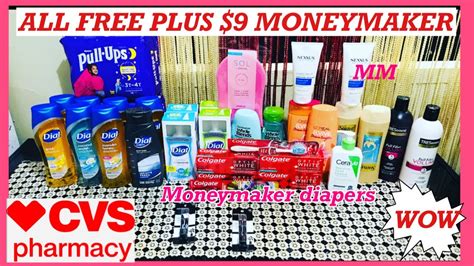 CVS COUPONING DEALS HAUL 8 1 8 7 CHEAP FREEBIES AND MONEYMAKERS DEALS