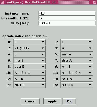 user-defined ALU demonstration