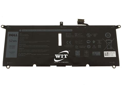 DXGH8 Original Battery for Dell XPS 13 9370 9380 - WIT Computers