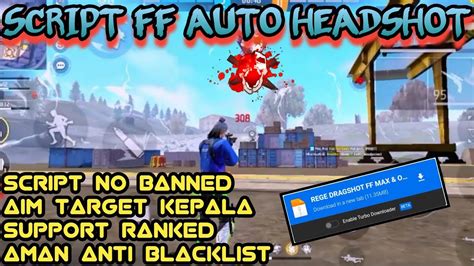 Script Ff Auto Headshot Regedit Glitch Work No Ban No Server