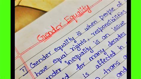 10 Lines On Gender Equality Essay On Gender Equality In English