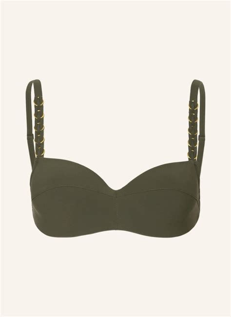 Chantelle B Gel Bikini Top Emblem In Khaki Breuninger