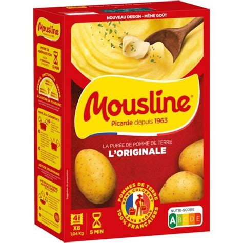 Pur E En Flocons Nature Mousline Les Sachets De G Prix Carrefour