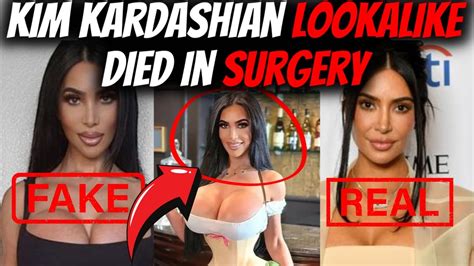 Kim Kardashian Lookalike Dead At 34 Due Plastic Surgery Complications