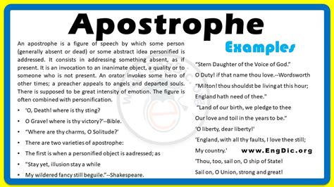 Apostrophe Figure Of Speech Examples - Nehru Memorial