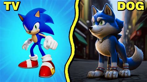 🐶 Sonic The Hedgehog Characters As Dogs 2023 Youtube