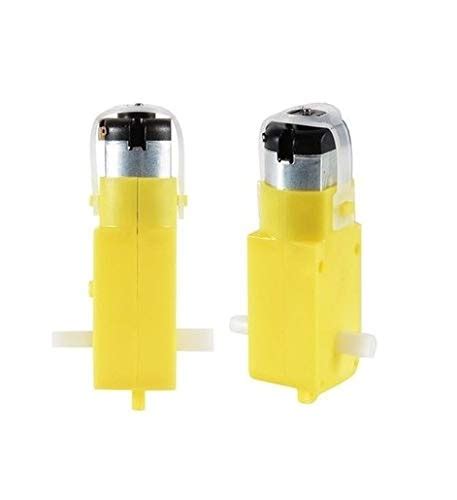 Robotbanao 150rpm Dual Shaft Bo Motor Yellow Pack Of 2 Industrial And Scientific