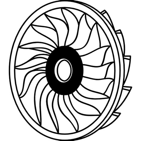 Turgo Turbine Icon