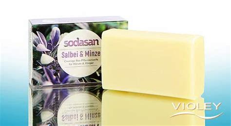 Sodasan Vegetable Soap Sage And Mint 100 G At Violey