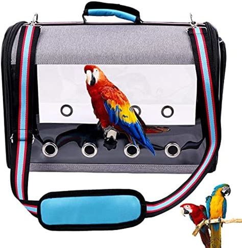 Bird Travel Backpack Cage Portable Pet Bird Parrot Carrier Breathable