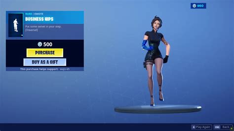 New Emote Business Hips Traversal Emote New Emote In Item Shop