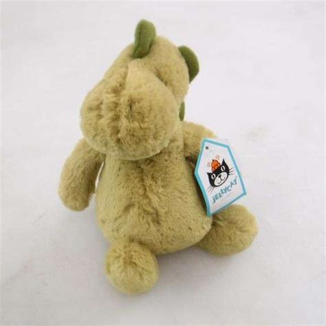 Jellycat Small Bashful Dino Dinosaur Olive Green Plush Stuffed Animal ...