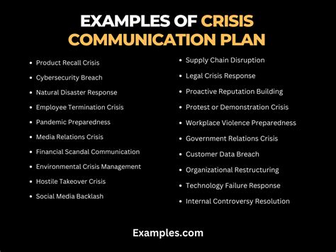 Crisis Communication Plan 19 Examples How To Improve