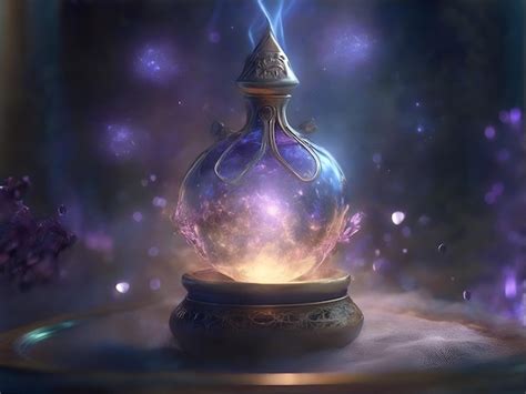 Premium Ai Image A Magical Jar Background