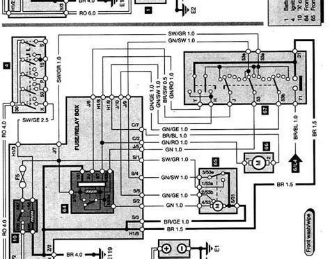 Diagrama Motor De Limpiaparabrisas Limpiaparabrisas Esquema