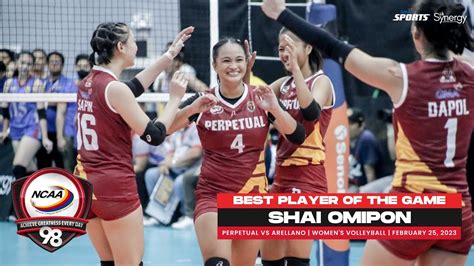 Ncaa Season Wvb Best Player Shai Omipon Perpetual Vs Au