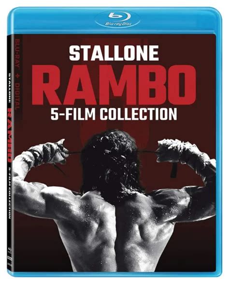 New Sealed Rambo Sylvester Stallone Film Collection Blu Ray