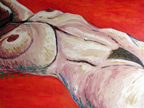 Reclining Nude Painting By Hilary England Fine Art America