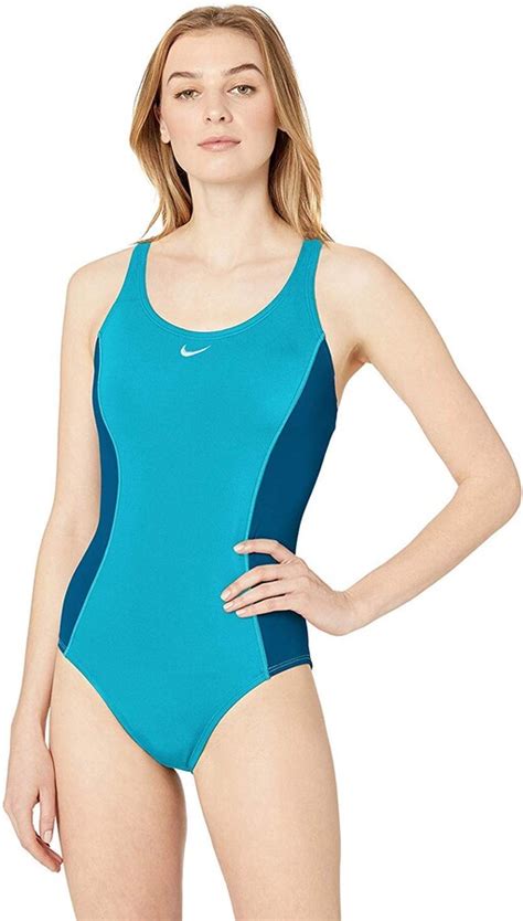 Nike Swim Womens Standard Color Surge Powerback One Piece Swimsuit Shopstyle