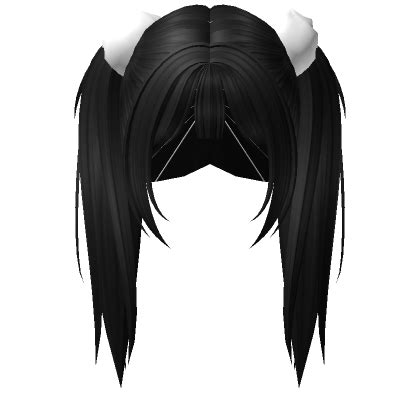 Grunge Punk Pigtails W Puffs Black Roblox Item Rolimon S